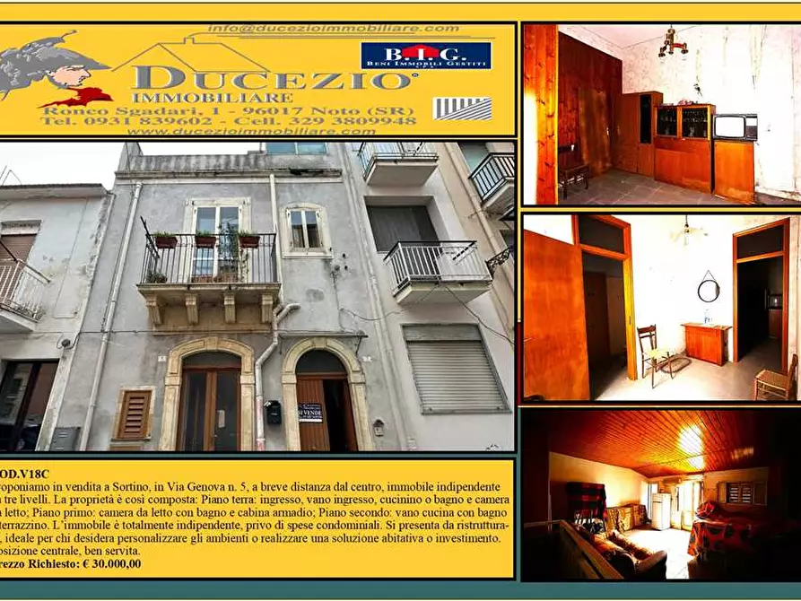 Immagine 1 di Villa in vendita  in Via GENOA, 5 a Sortino