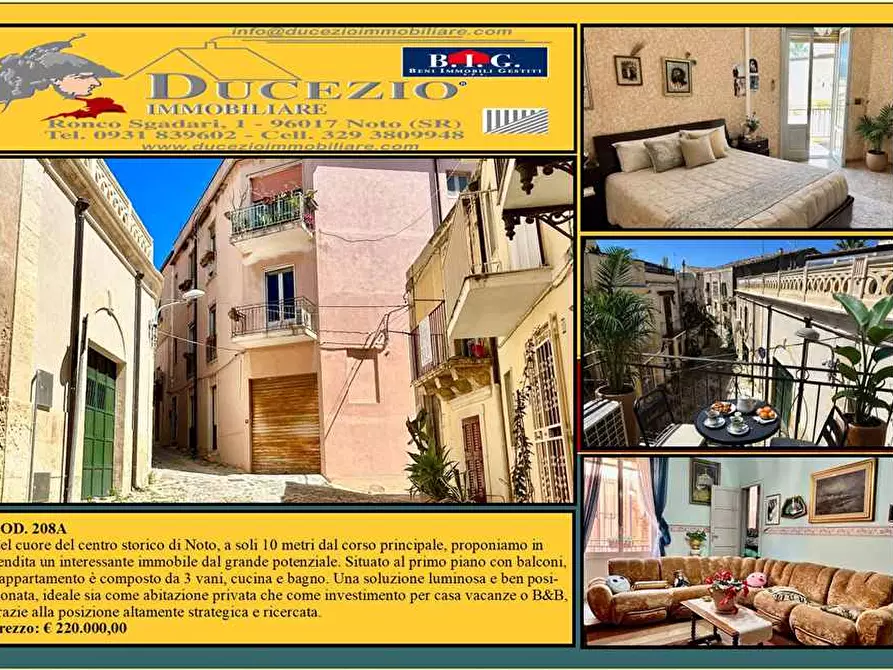 Immagine 1 di Appartamento in vendita  in Via Vico Carlo Pisacane, 5 a Noto