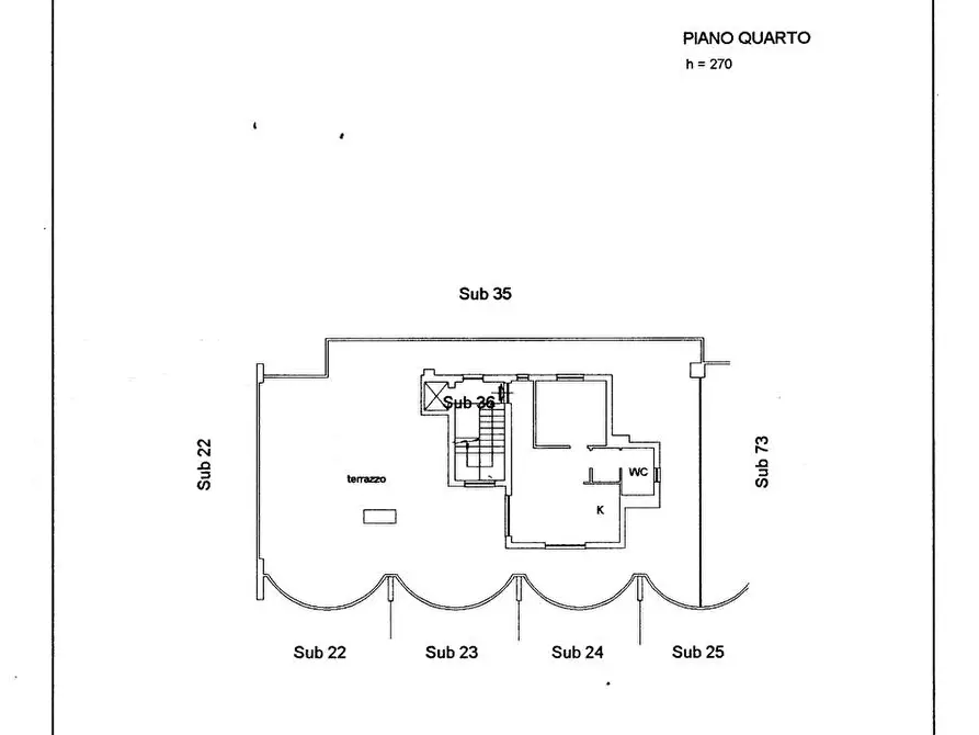 Immagine 20 di Attico in vendita  in Via privata Andrea Merlo, 2 a Ceriale