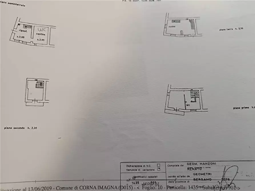 Immagine 10 di Villa in vendita  in Via Grumello a Corna Imagna