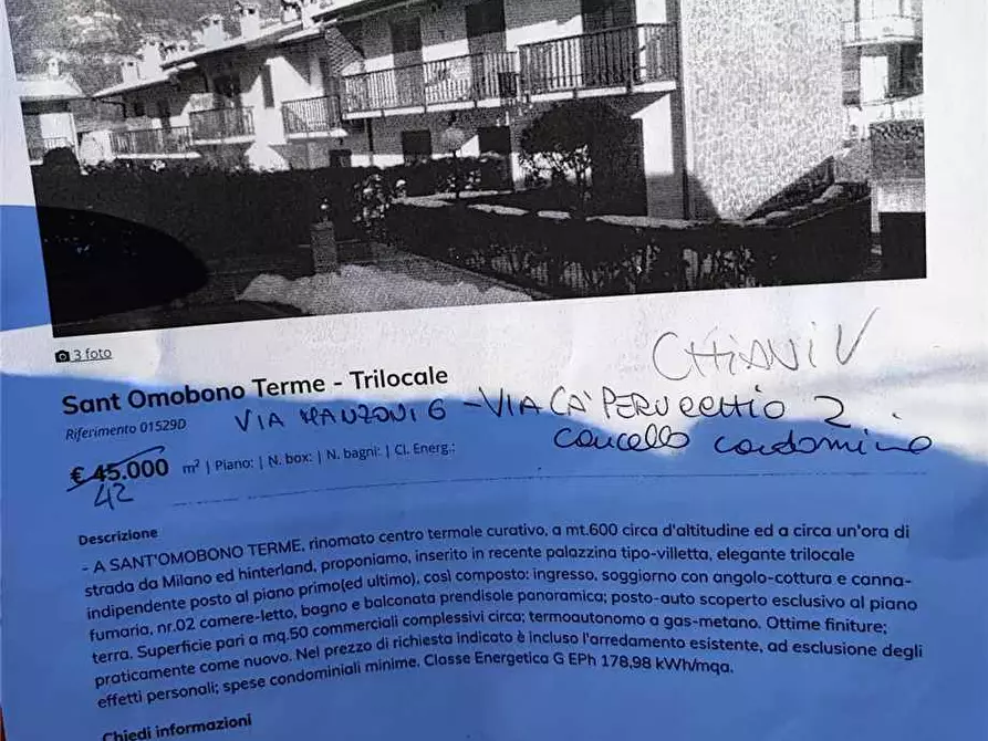 Immagine 14 di Appartamento in vendita  a Sant'omobono Terme