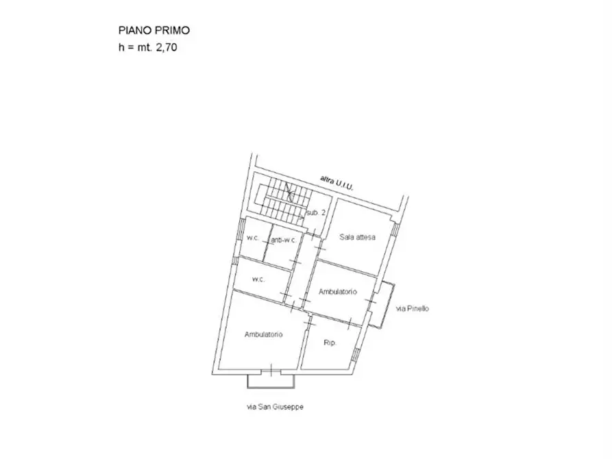 Immagine 11 di Ufficio in vendita  in Via Pinello, 2A a Casteldaccia