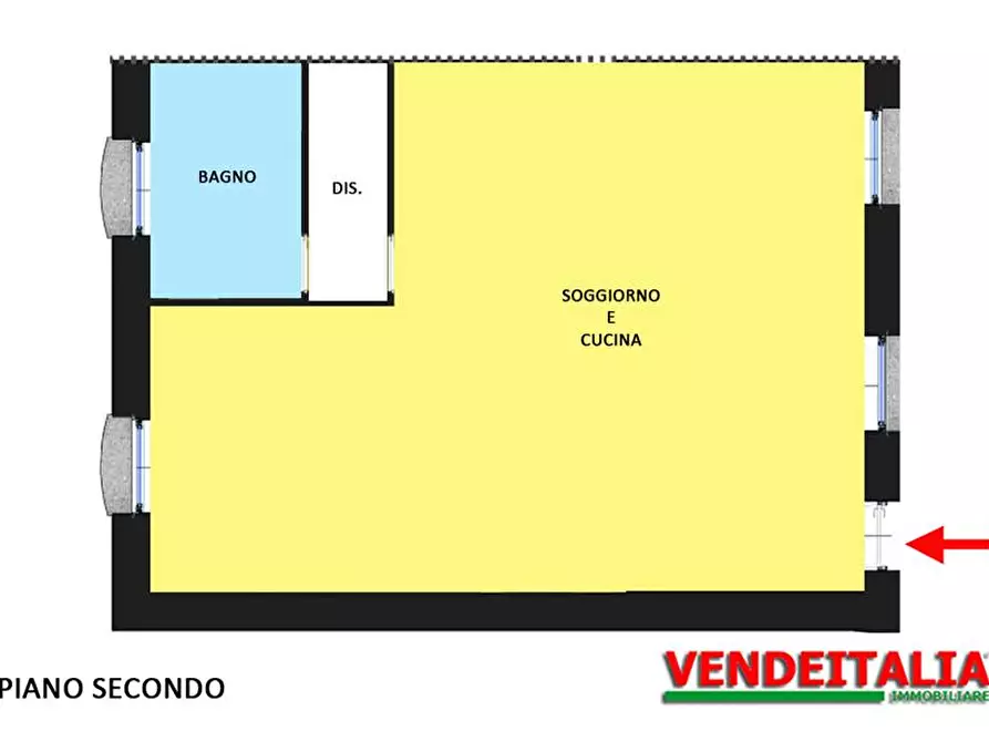 Immagine 11 di Appartamento in vendita  in Via foscolo a Rovellasca