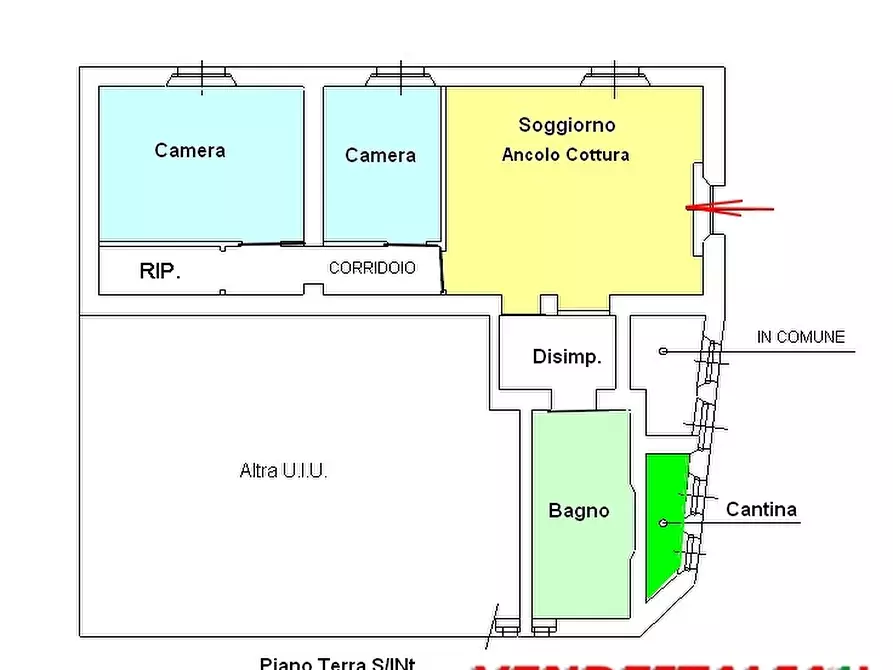 Immagine 10 di Appartamento in vendita  in Via Napoleona Alta a Como