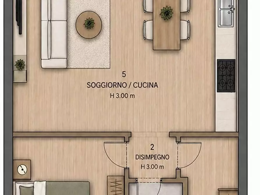 Immagine 6 di Appartamento in vendita  a Portoferraio