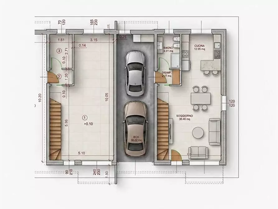Immagine 10 di Villa in vendita  in Via Ferrucci, 14 a Castelli Calepio