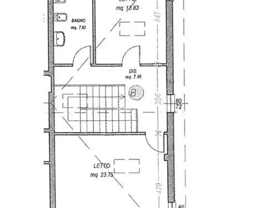Immagine 29 di Porzione di casa in vendita  a Modena