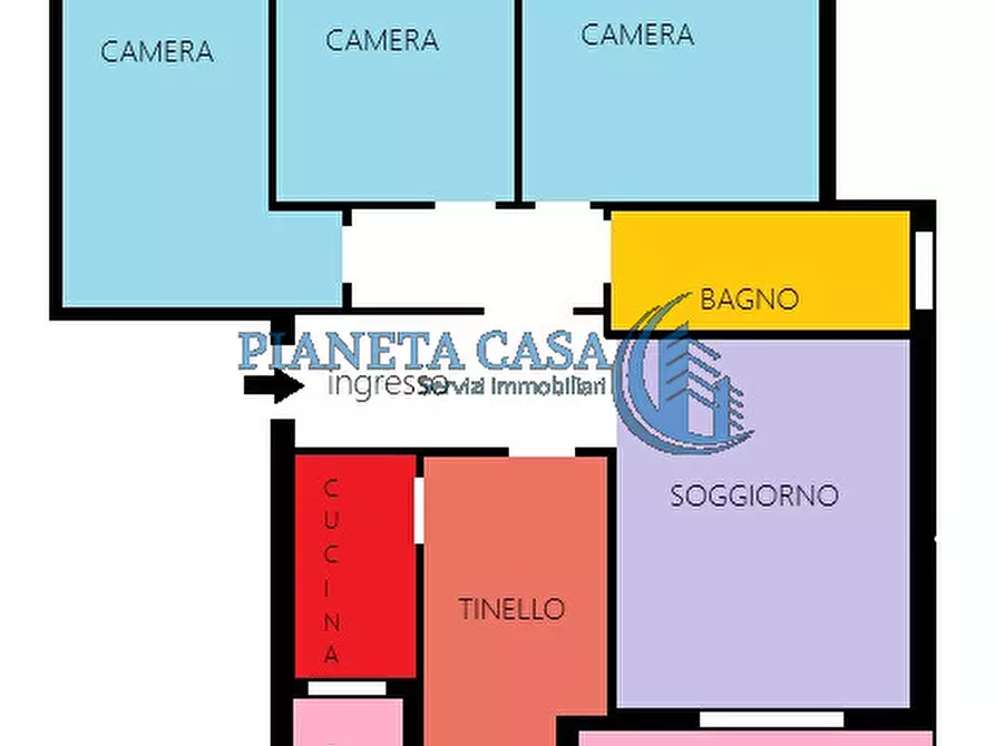 Appartamento in vendita in Via Val Lagarina 15 a Milano