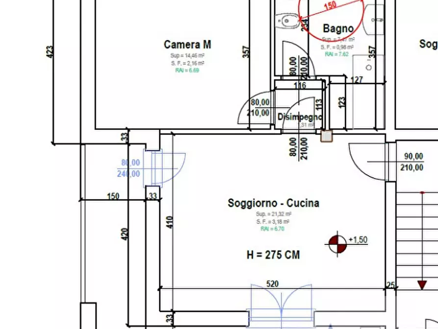 Immagine 15 di Appartamento in vendita  in Via Corridoni a Turbigo