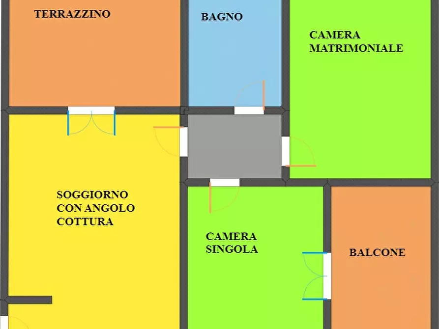 Immagine 3 di Appartamento in affitto  in deledda a Certosa Di Pavia