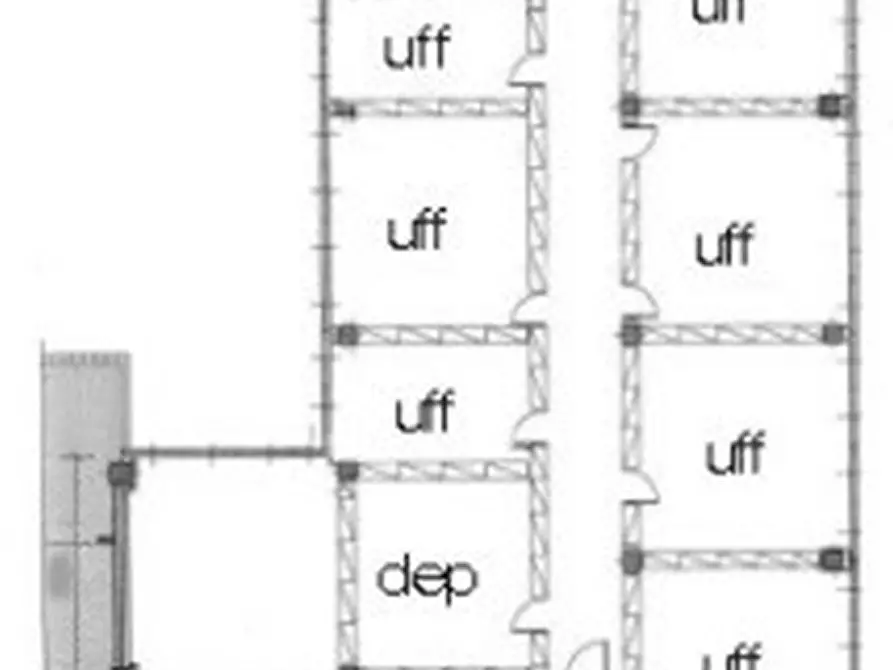 Immagine 23 di Ufficio in affitto  in VIA CROCE B. a Vimodrone