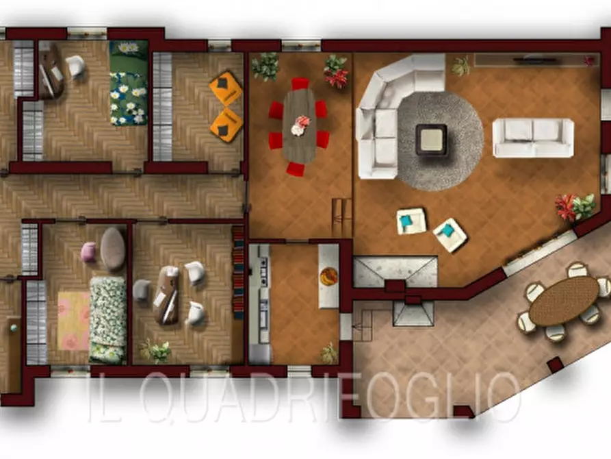 Immagine 3 di Villa in vendita  a Cesena