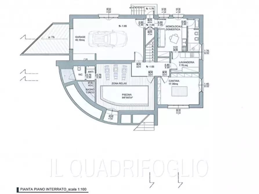 Immagine 6 di Villa in vendita  a Cesena