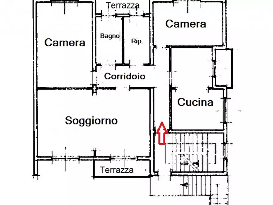 Immagine 23 di Appartamento in vendita  in via mentana a Montepulciano