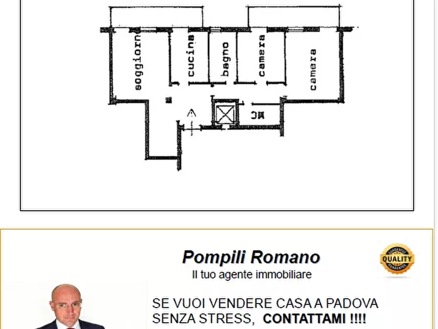 Immagine 2 di Appartamento in vendita  a Padova