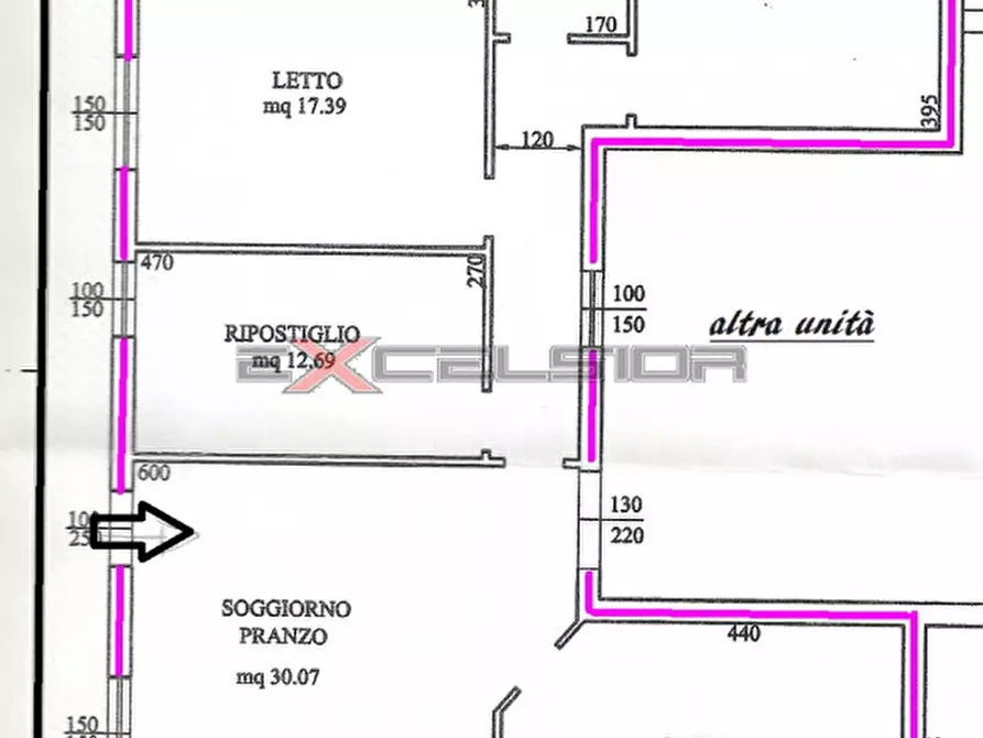Immagine 4 di Appartamento in vendita  in Via G. Matteotti n. 20 bis - Cavarzere a Cavarzere