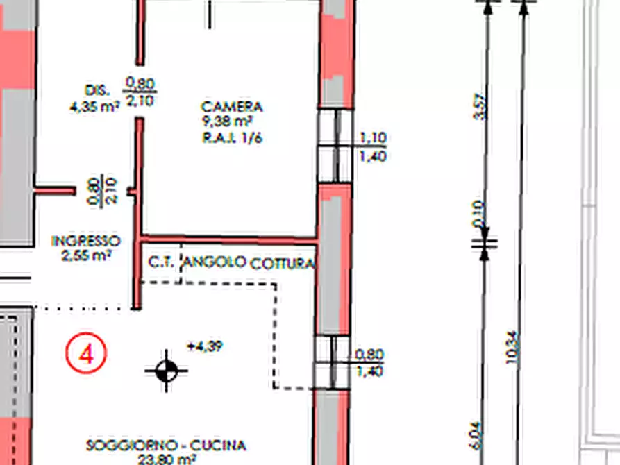 Immagine 7 di Appartamento in vendita  a Valeggio Sul Mincio
