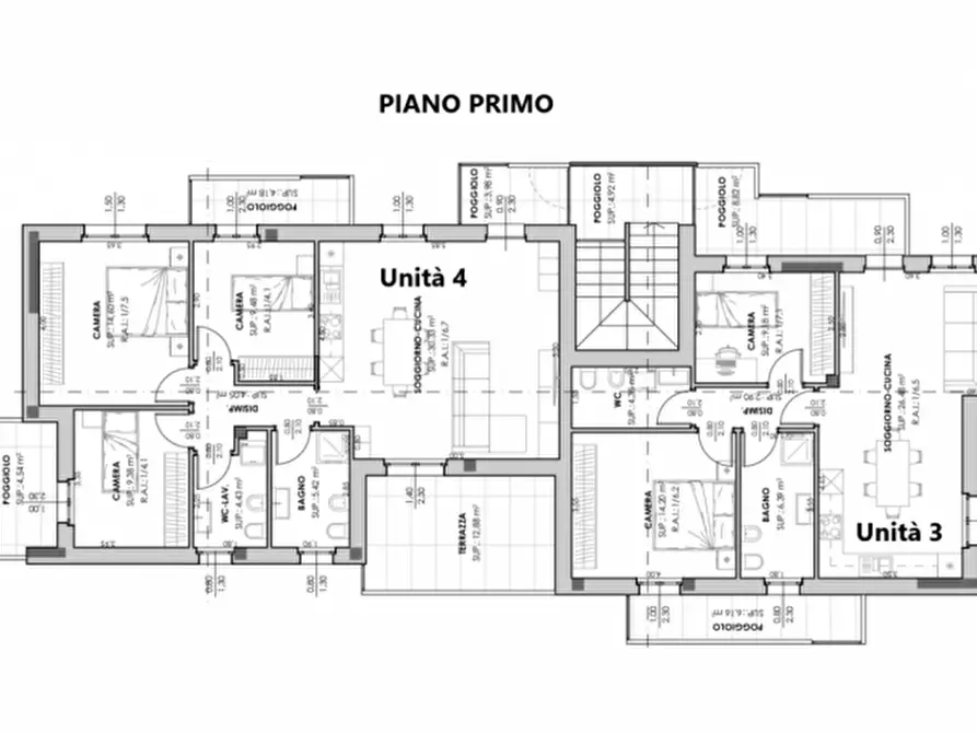 Immagine 6 di Casa quadrifamiliare in vendita  in Via Caduti di Nassyria a Mozzecane
