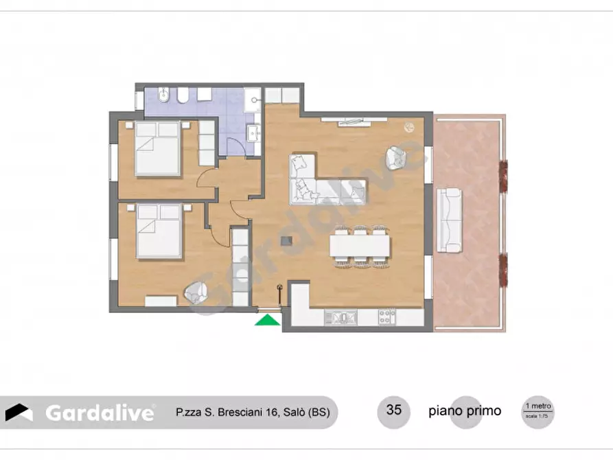 Immagine 14 di Appartamento in vendita  in Via Boschette 6 a San Felice Del Benaco