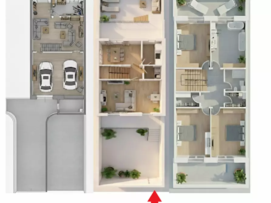 Immagine 52 di Villetta a schiera in vendita  in Via Salvo D'Acquisto 10 a Lecce