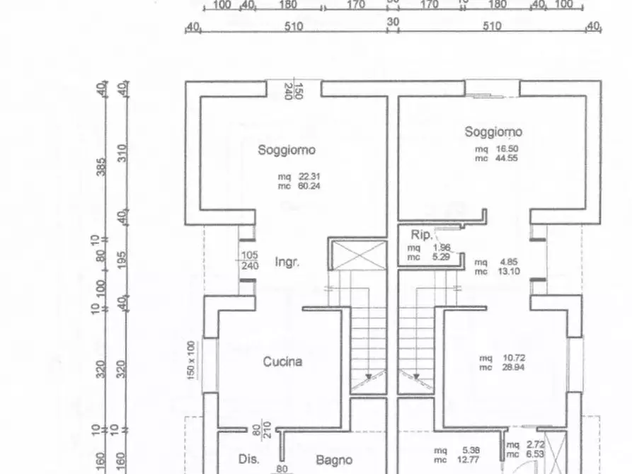 Immagine 4 di Casa bifamiliare in vendita  in Via G. Matteotti n. 20 bis - Cavarzere a Cavarzere