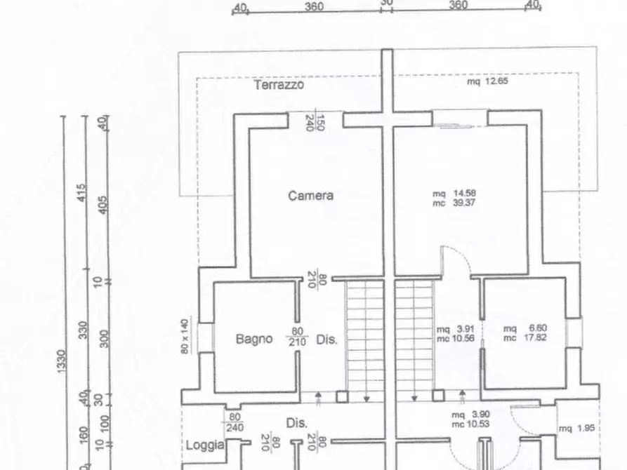 Immagine 5 di Casa bifamiliare in vendita  in Via G. Matteotti n. 20 bis - Cavarzere a Cavarzere