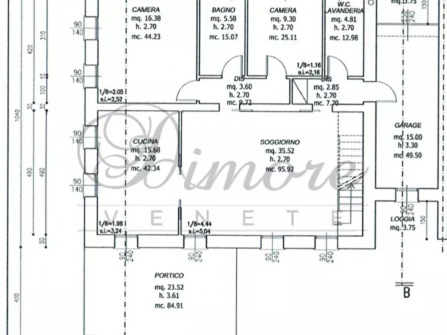 Immagine 2 di Casa indipendente in vendita  a Santa Giustina In Colle
