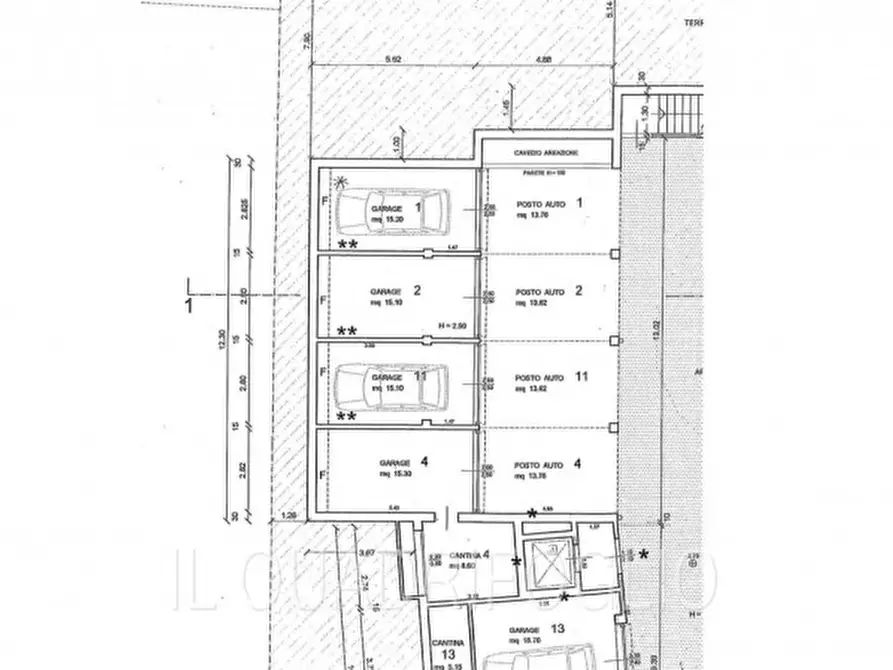 Immagine 3 di Appartamento in vendita  a Cesena