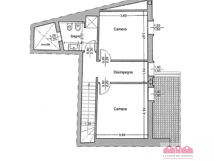 Immagine 21 di Appartamento in vendita  in Corso Palladio 32 a Vicenza