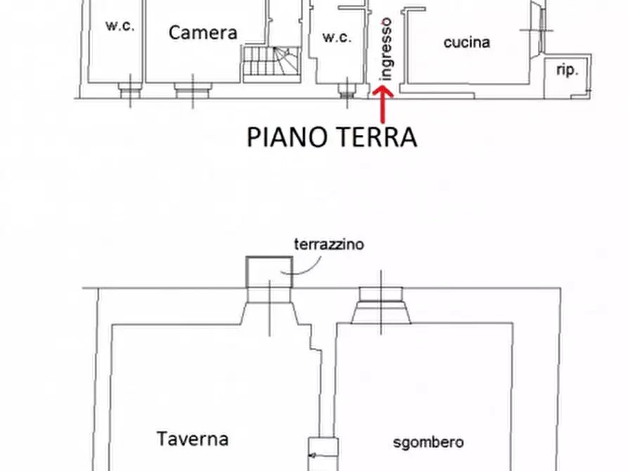 Immagine 26 di Casa bifamiliare in vendita  in via Guerazzi a Sinalunga