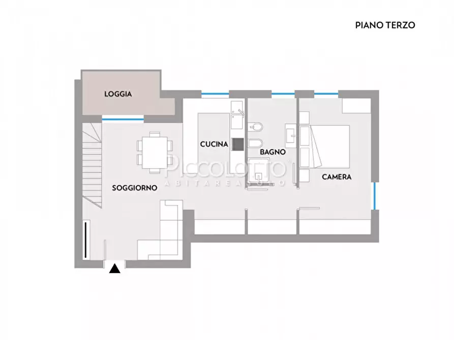 Immagine 13 di Appartamento in vendita  in via Leonardo da Vinci a Asolo