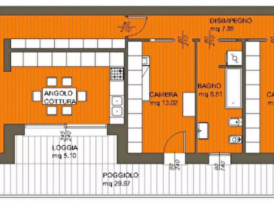 Immagine 10 di Appartamento in vendita  in Via S Irene a Selvazzano Dentro