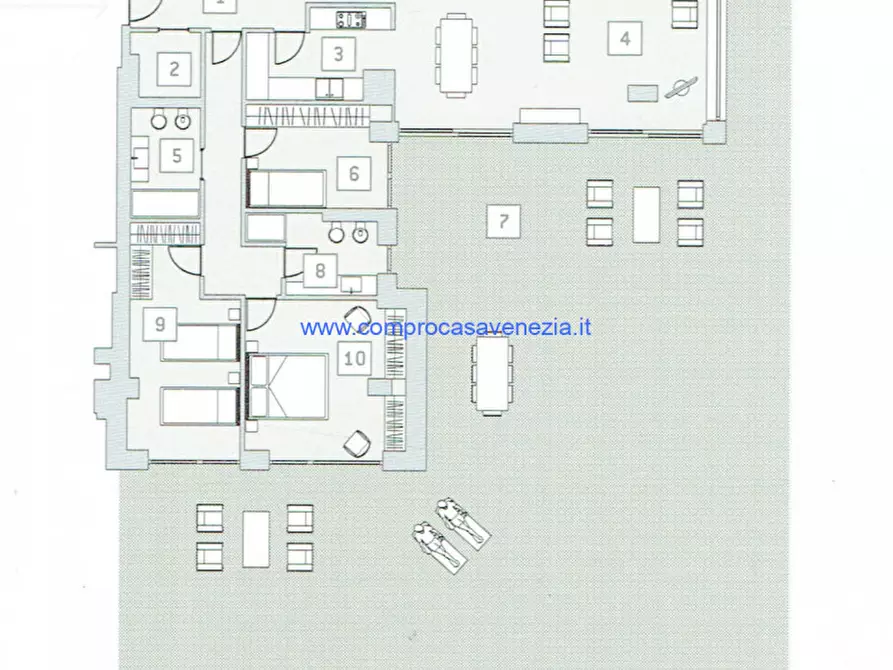 Immagine 10 di Appartamento in vendita  in QUERINI a Venezia