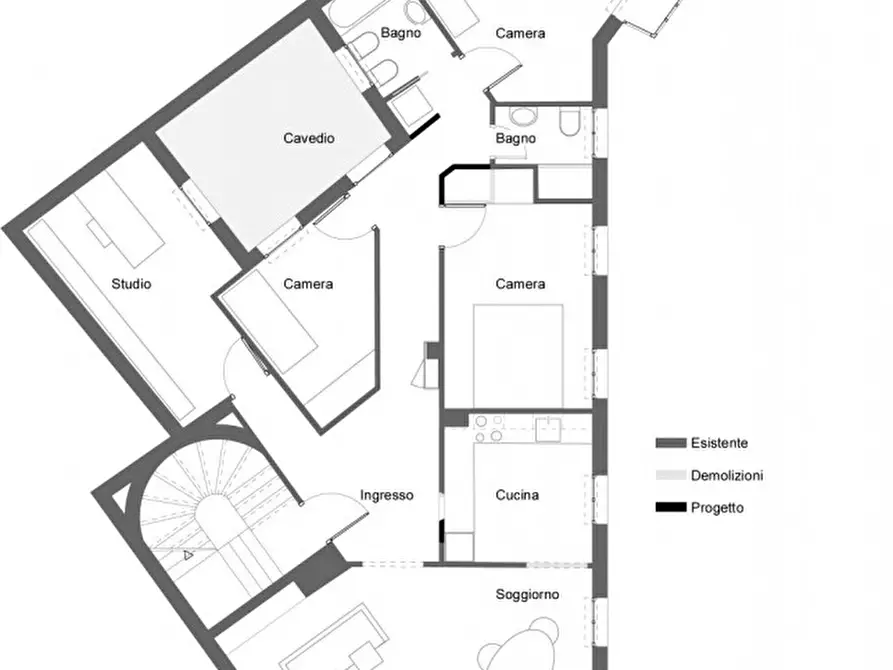 Immagine 12 di Appartamento in vendita  in VIA SAN FRANCESCO a Padova