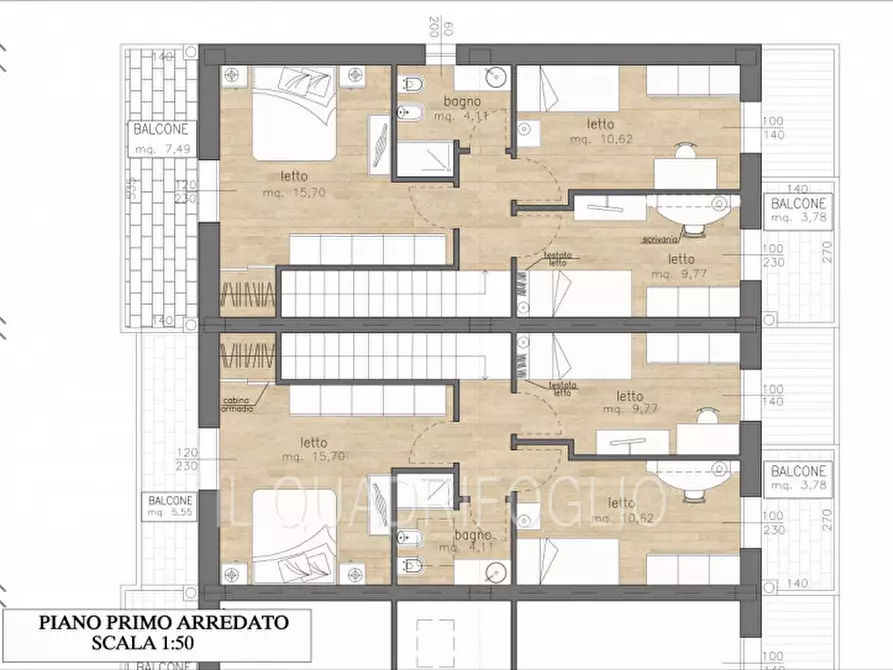 Immagine 11 di Villetta a schiera in vendita  a Cesena