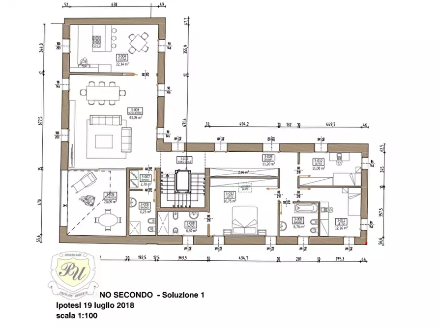 Immagine 23 di Attico in vendita  in via Principe Umberto a Este