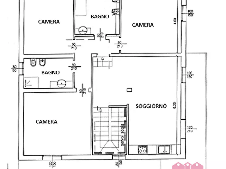 Immagine 16 di Casa indipendente in affitto  in Via Cadorna 30 a Vicenza