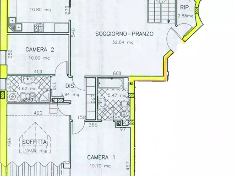 Immagine 2 di Appartamento in vendita  in Via Gattamelata a Padova