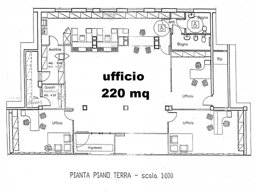Immagine 1 di Ufficio in affitto  in VIA TURATI a Cesena
