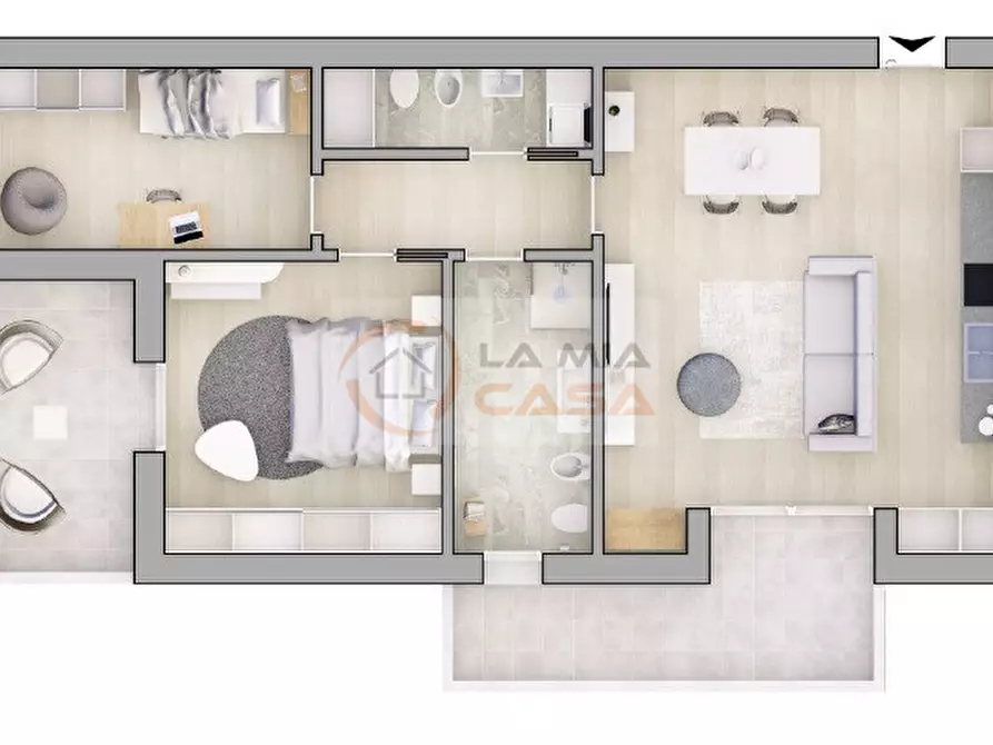 Immagine 8 di Appartamento in affitto  in Via Romea, n. 65/i bis - 35020 Legnaro (PD) a Sant'angelo Di Piove Di Sacco