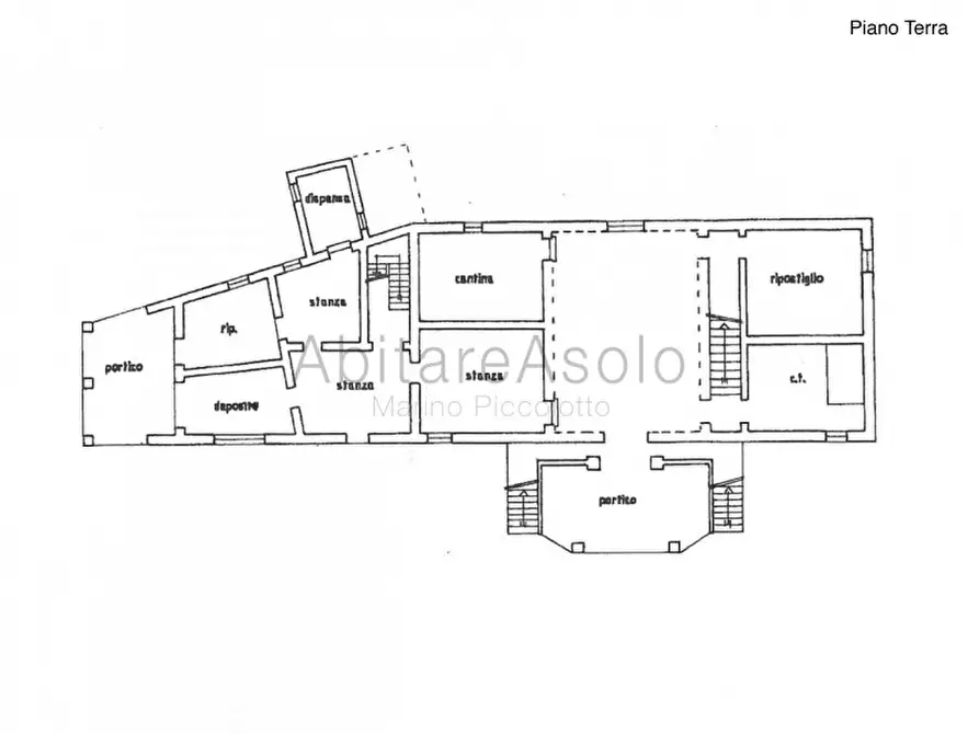 Immagine 35 di Villa in vendita  in Via Foresto Vecchio a Asolo