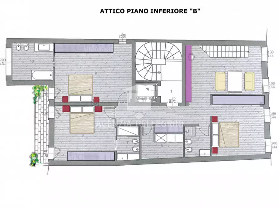 Immagine 7 di Attico in vendita  in Ponte degli angeli 36100 vicenza a Vicenza