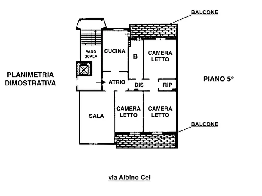 Immagine 17 di Appartamento in vendita  in via Albino Cei n° 10 a Sannazzaro De' Burgondi
