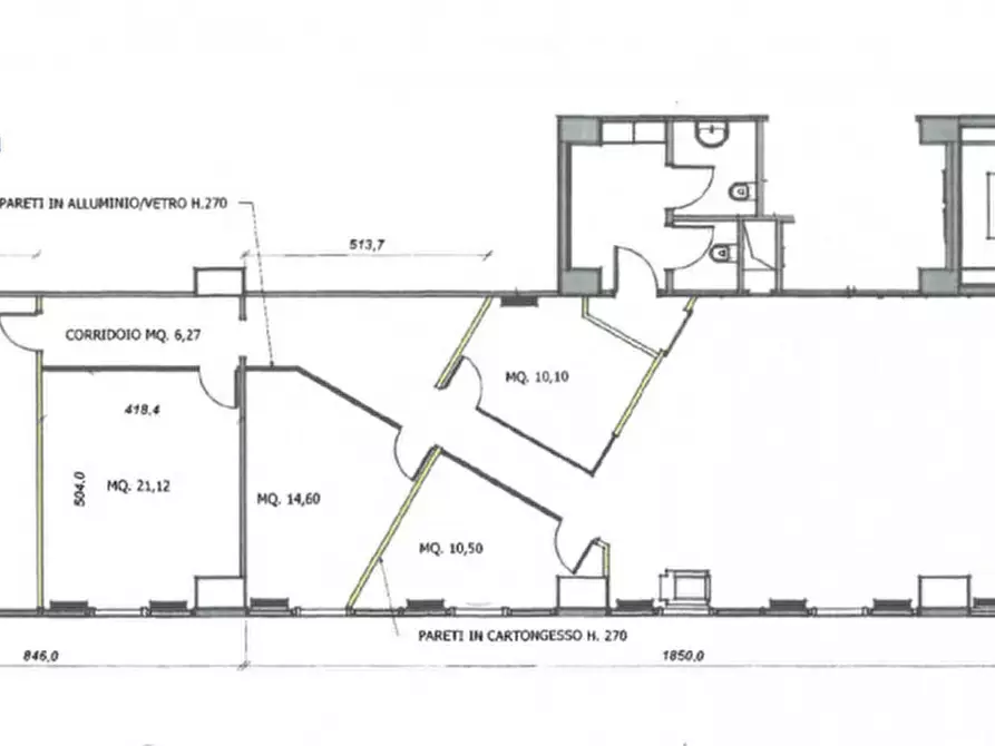Immagine 8 di Ufficio in affitto  a Padova