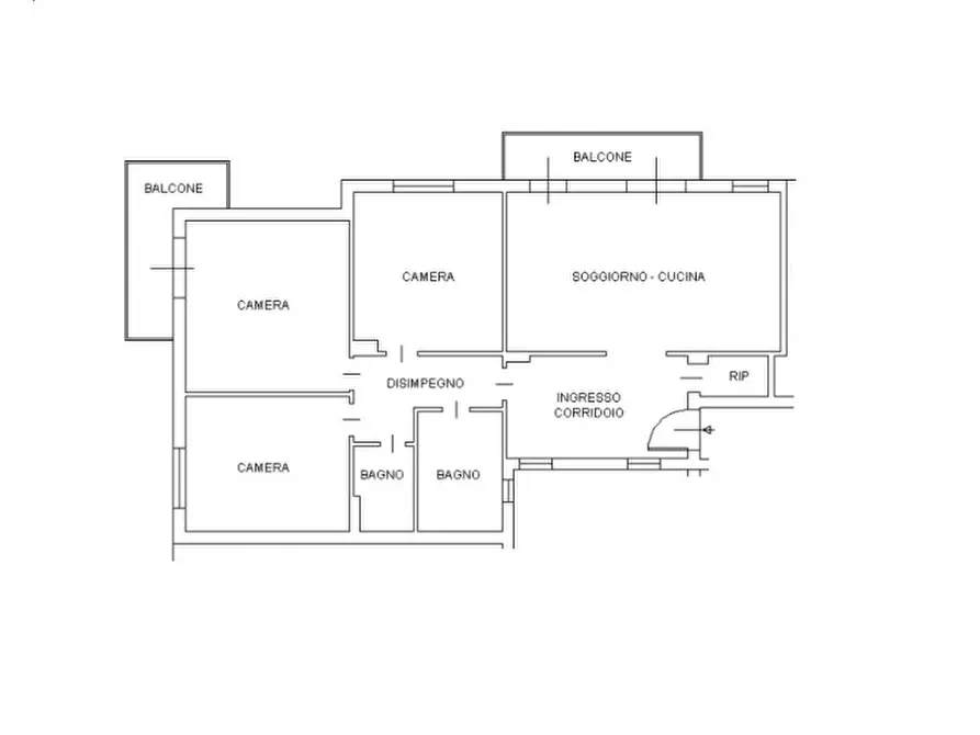 Immagine 11 di Appartamento in vendita  in Via Vespucci a Chioggia