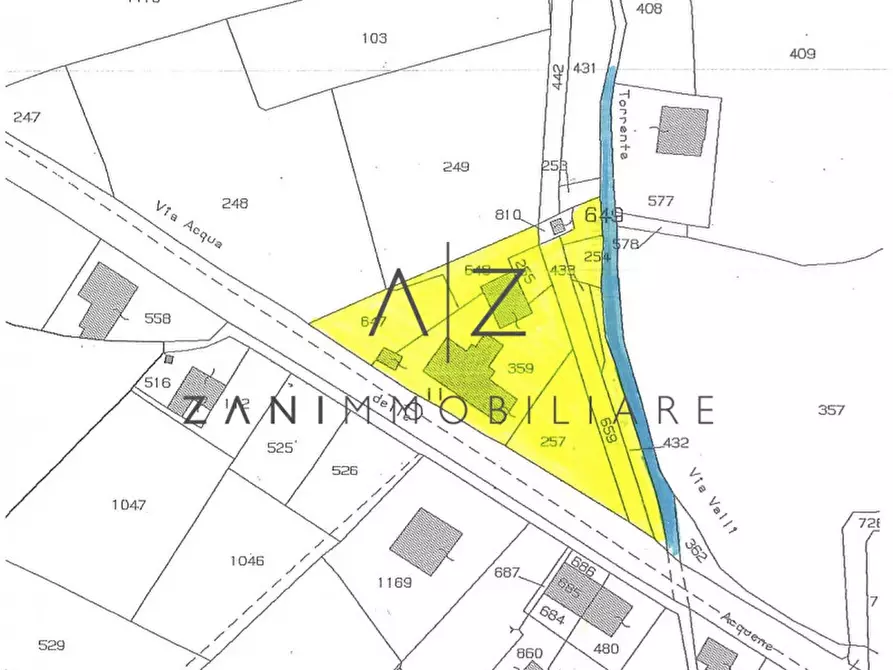 Immagine 4 di Terreno in vendita  in Via Acque a Fonte