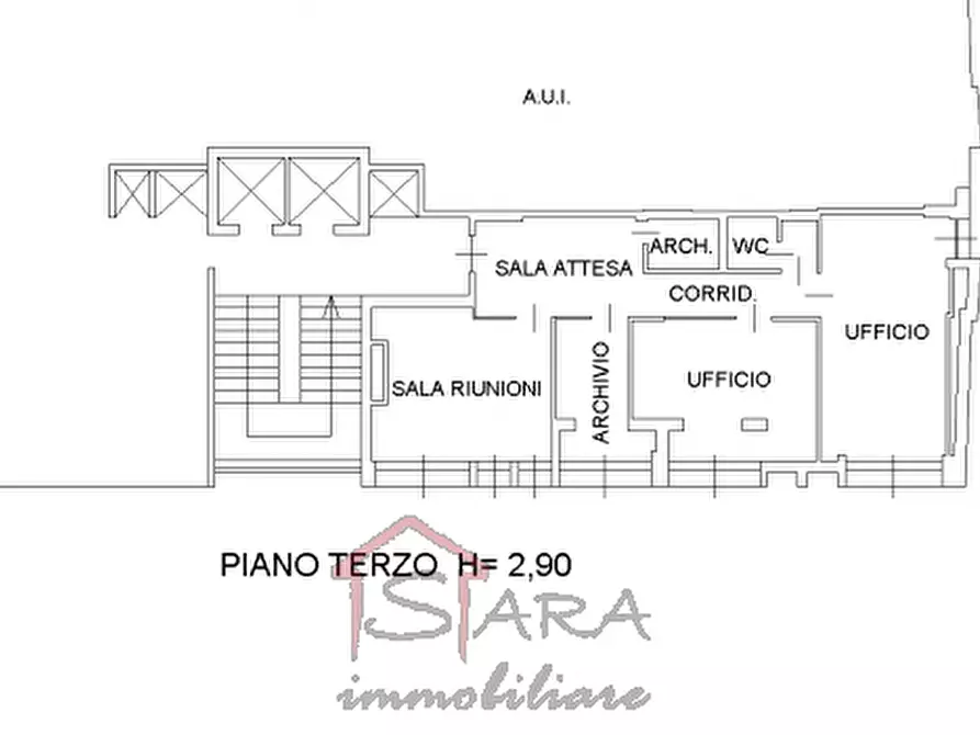 Immagine 62 di Ufficio in affitto  in Galleria Berchet 4 a Padova