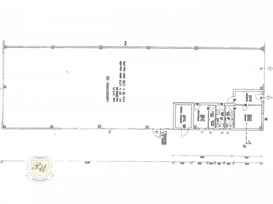 Immagine 1 di Capannone industriale in affitto  in VIA DELLE INDUSTRIE a Sant'elena