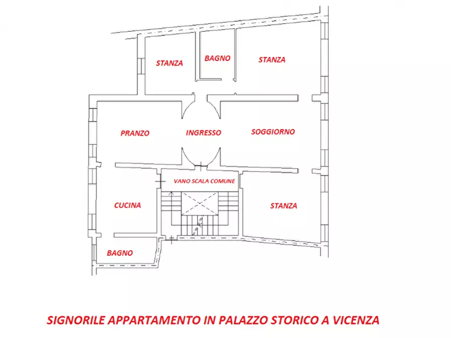 Immagine 21 di Appartamento in vendita  in Contrà Giuseppe Garibaldi a Vicenza