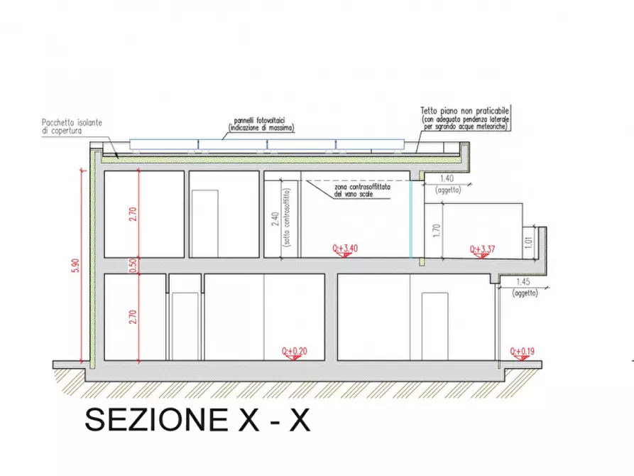 Immagine 3 di Appartamento in vendita  in Via principe umbero a Vo